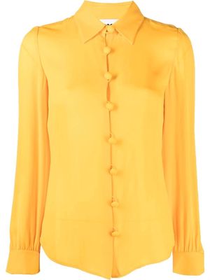 Moschino button-up silk shirt - Yellow