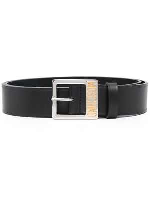 Moschino calf leather belt - Black