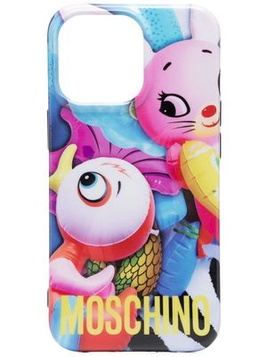 Moschino cartoon-print Iphone 13 Pro - Purple