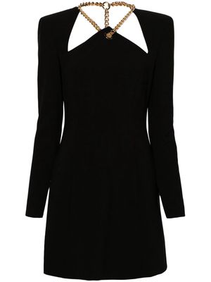 Moschino chain-link tailored minidress - Black