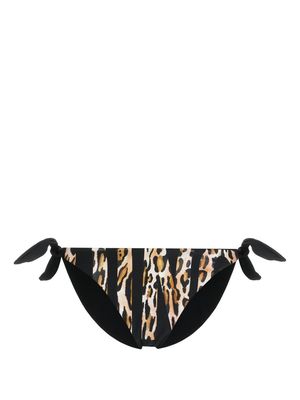 Moschino cheetah-print bikini bottom - Black