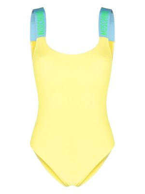 Moschino colour-block panelled swimsuit - Yellow