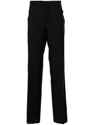 Moschino contrasting-pockets virgin wool tailored trousers - Black