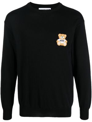 Moschino cotton logo-print sweatshirt - Black