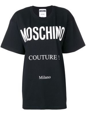 Moschino Couture oversized T-shirt - Black