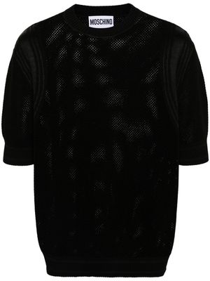 Moschino crew-neck cotton T-shirt - Black