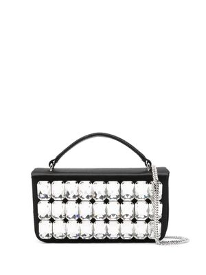 Moschino crystal-embellished mini bag - Black