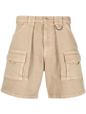 Moschino D-ring detail cargo shorts - Brown