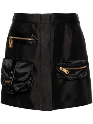 Moschino dart-detail skirt - Black
