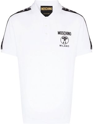 Moschino Double Question Mark polo shirt - White