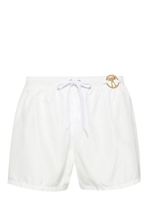Moschino Double Question Mark swim shorts - White