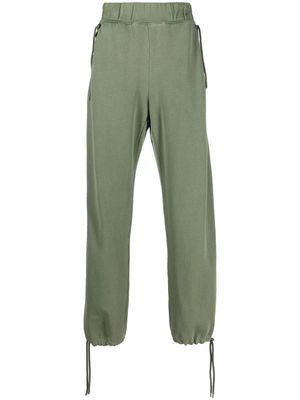 Moschino drawstring-ankles trousers - Green