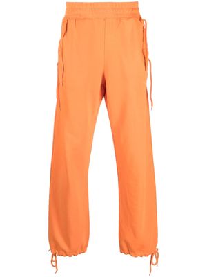 Moschino drawstring-ankles trousers - Orange