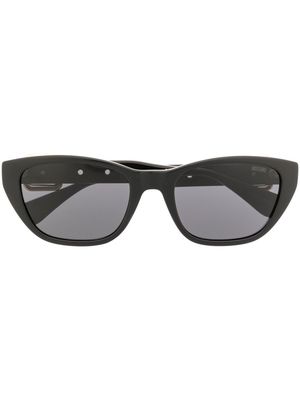 Moschino Eyewear buckle-detail rectangle-frame sunglasses - Black