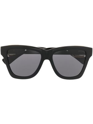 Moschino Eyewear buckle-detail square-frame sunglasses - Black