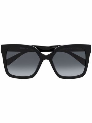 Moschino Eyewear gradient oversize-frame sunglasses - Black