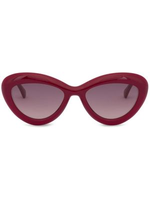 Moschino Eyewear Inflatable cat-eye sunglasses - Red