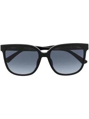 Moschino Eyewear logo-embellished square-frame sunglasses - Black