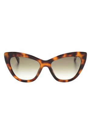 Moschino Eyewear Mos 122S cat eye-frame sunglasses - Brown