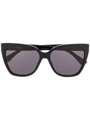 Moschino Eyewear squared oversized sunglasses - Black