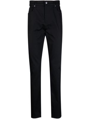 Moschino front-fastening straight-leg trousers - Black