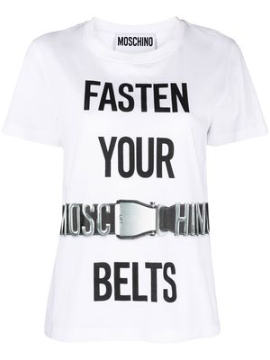 Moschino graphic-print T-shirt - White