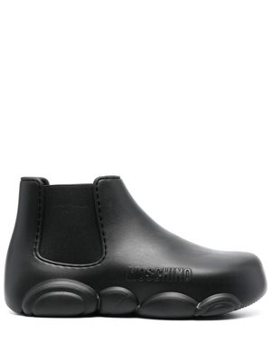 Moschino Gummy 40mm logo-embossed ankle boots - Black
