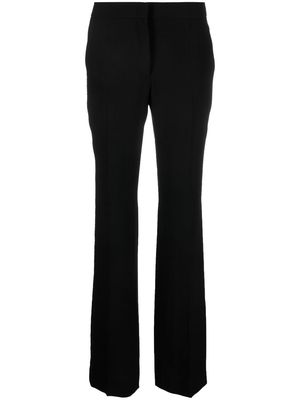 Moschino high-waisted straight-leg trousers - Black