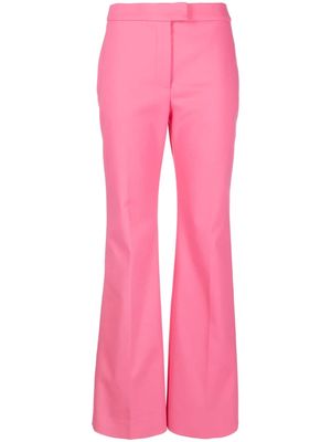 Moschino high-waisted tailored flared trousers - Pink