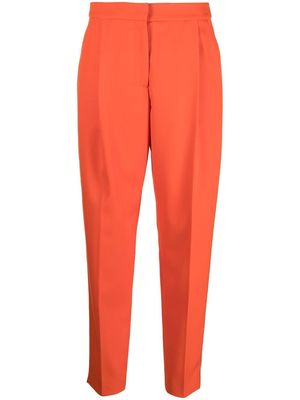 Moschino high-waisted virgin-wool trousers - Orange