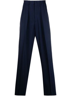 Moschino high-waisted wide-leg trousers - Blue