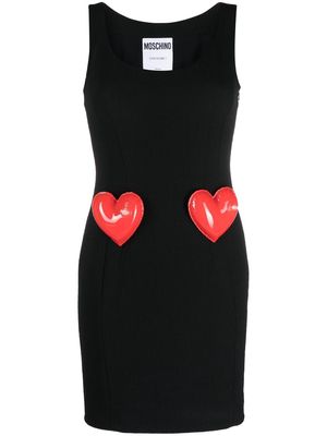 Moschino Inflatable Hearts minidress - Black