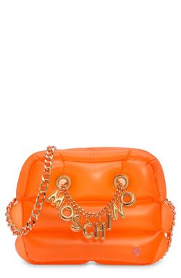 Moschino Inflatable PVC Shoulder Bag in Orange