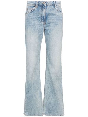 MOSCHINO JEANS acid wash flared-leg jeans - Blue