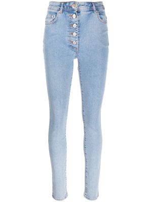 MOSCHINO JEANS high-waist skinny jeans - Blue