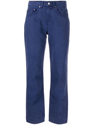 MOSCHINO JEANS mid-rise straight-leg jeans - Blue
