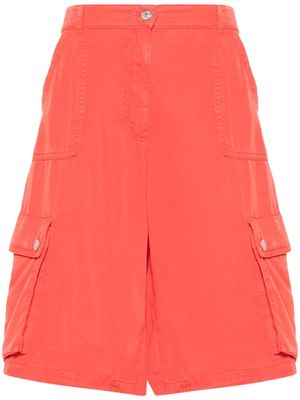 MOSCHINO JEANS multi-pockets cargo shorts - Red