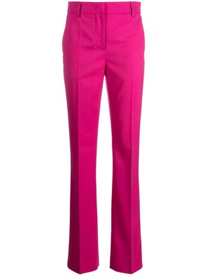 MOSCHINO JEANS tailored-cut flared trousers - Pink