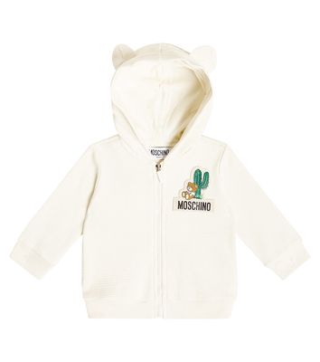 Moschino Kids Baby cotton jersey hoodie