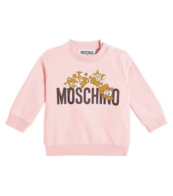 Moschino Kids Baby printed cotton jersey sweatshirt