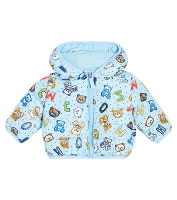 Moschino Kids Baby printed puffer jacket