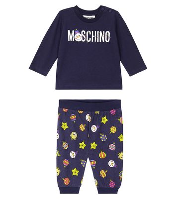 Moschino Kids Baby printed T-shirt and pants set