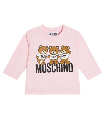 Moschino Kids Baby Teddy Bear cotton T-shirt