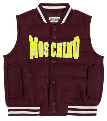 Moschino Kids Logo padded vest