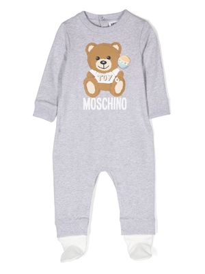 Moschino Kids logo-print pajamas - Grey