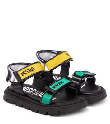 Moschino Kids Logo sandals
