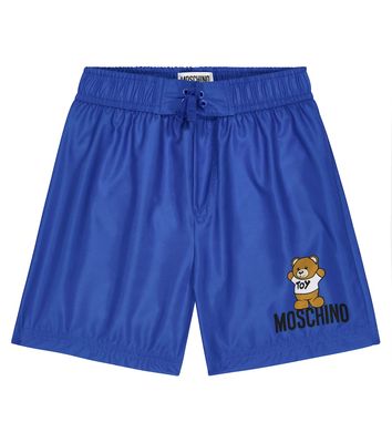 Moschino Kids Logo swim shorts