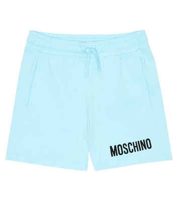 Moschino Kids Printed cotton jersey shorts