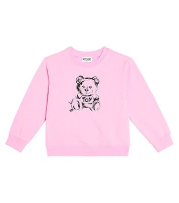 Moschino Kids Teddy Bear cotton-blend jersey sweatshirt