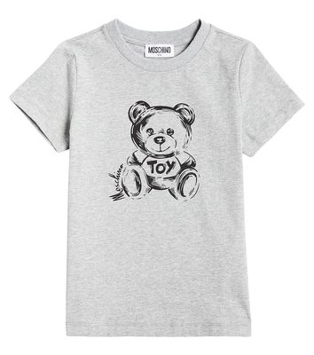 Moschino Kids Teddy Bear cotton-blend jersey T-shirt